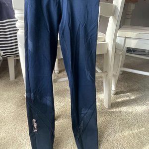 NWT BARRY's x LULULEMON Wunder Under HR Crop 23" Scallop Navy Leggings